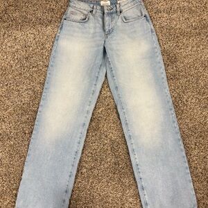 Cotton On Women's Light Blue Straight Leg Jeans